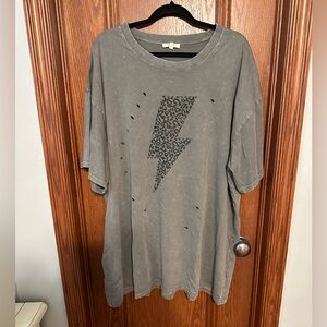 Easel size large tshirt dress